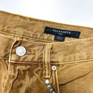 All Saints | Shorts | Allsaints Brown Denim Heidi Studded